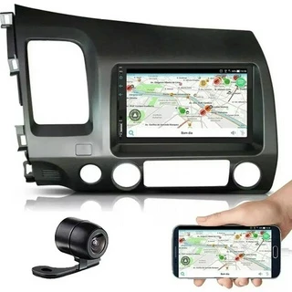 Central Multimídia Mp5 Honda Civic 2009 2010 2011 2 Din + Câmera Ré
