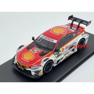 Miniatura BMW M4 DTM #15 Augusto Farfus - Brasil - Equipe MTEK Shell - Com Base e Tampa de Acrílico - Escala 1:43 1/43