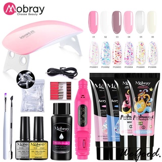 15 Ml Construtor De Cristal Cores Claras Com Conjunto De Ferramentas Unha Polonês Para Nail Art Design Ferramenta Fingertips