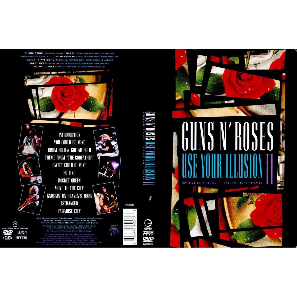 GUNS N' ROSES- Use Your Illusion Tour II | Shopee Brasil