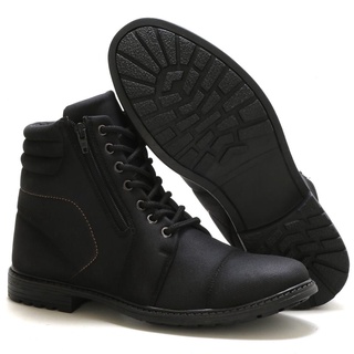 Bota Botina Coturno Masculino Adventure Caminhada em Lona