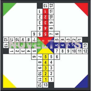 Fubica Ludo em Lona Jogo de Tabuleiro com Modelos Personalizados