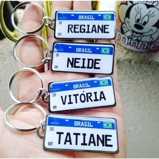 Chaveiro Placa Mercosul (só frente) em Oferta na Shopee