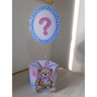10 Centros de mesa tema Chá Revelação