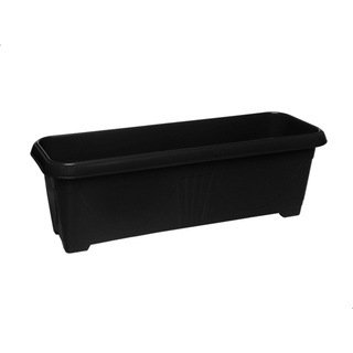 Floreira de Plastico Vaso Flor Tempero Jardim N°2 - Preto