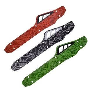 Protetor de Quadro Corrente Fibra de Carbono Colorido Bike Bicicleta Mtb