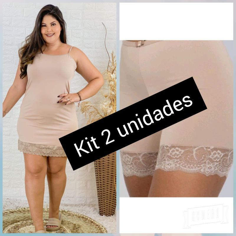 Short para usar store com vestido transparente