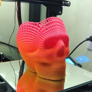 Caveira em grades - Impressão 3D Decoração Interior - Diversas cores