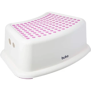 Degrau Infantil Antiderrapante Rosa 7276 - Buba