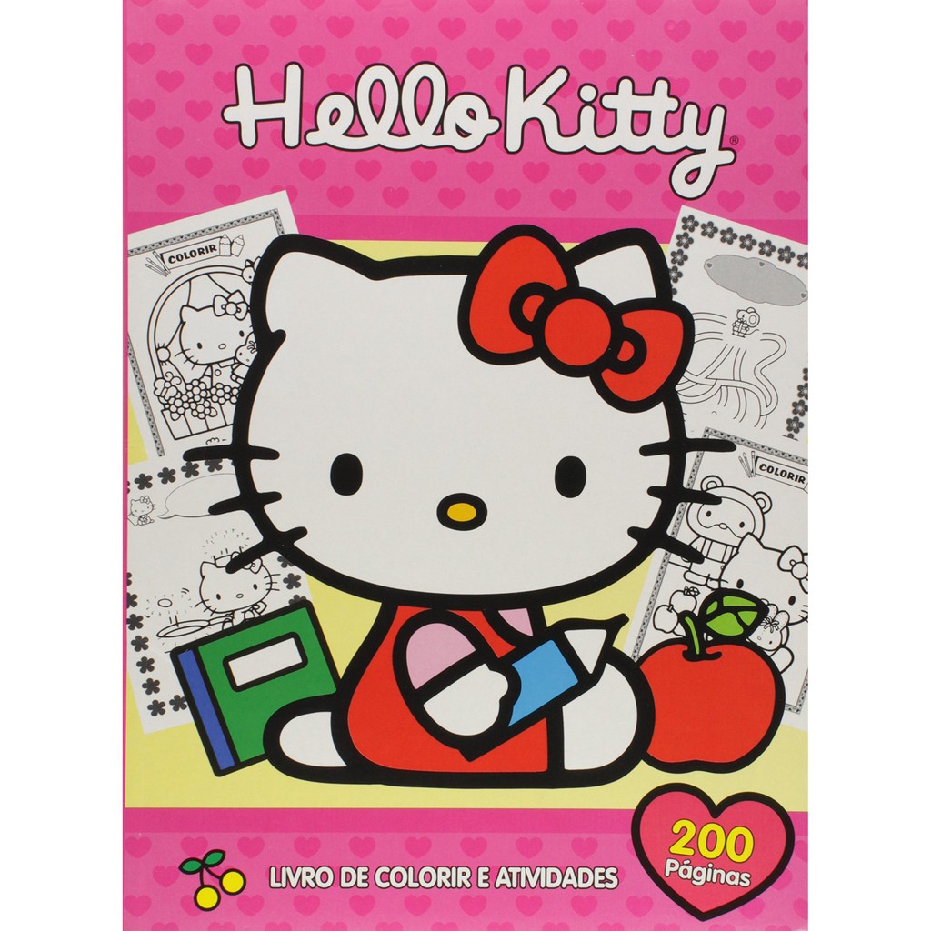 Livro de Colorir e Atividades Hello Kitty | Shopee Brasil