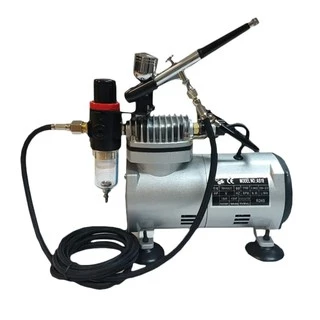 Kit Aerografo Compressor 110/220 Profissional + Aerografo