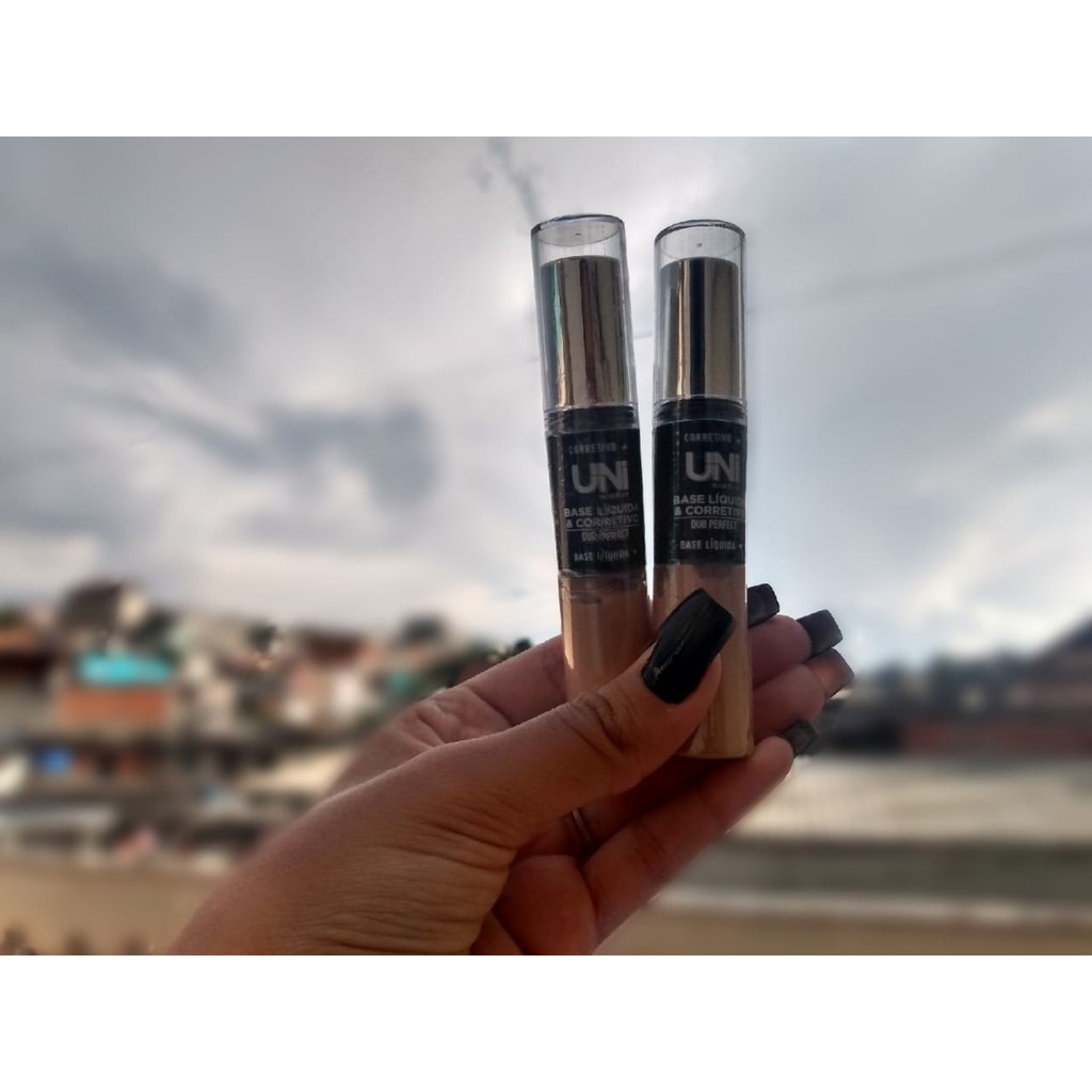 Base Líquida E Corretivo - Uni MakeUp | Shopee Brasil
