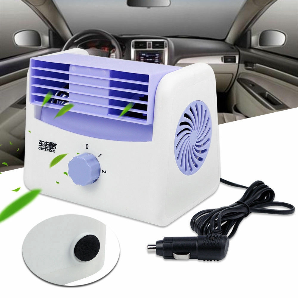 Usb Dc 12V-24V Carro Ac Ar Condicionado Silencioso Ventilador De ...