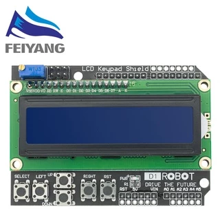 Arduino Lcd 1602 Display Cristal Líquido Teclado Escudo Lcd1602