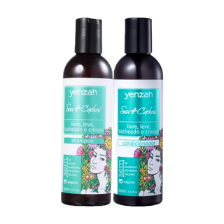 Kit Home Care Sou+ Cachos Yenzah Cabelos Cacheados E Crespos