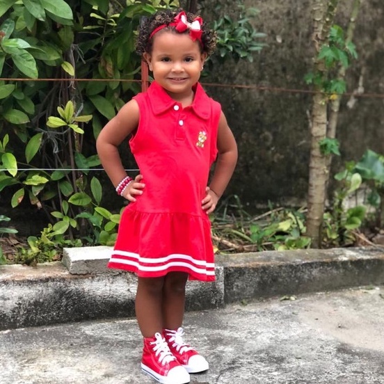 Vestido Polo Infantil Menina Bebê 1-3 Anos Malha Premium Vestido