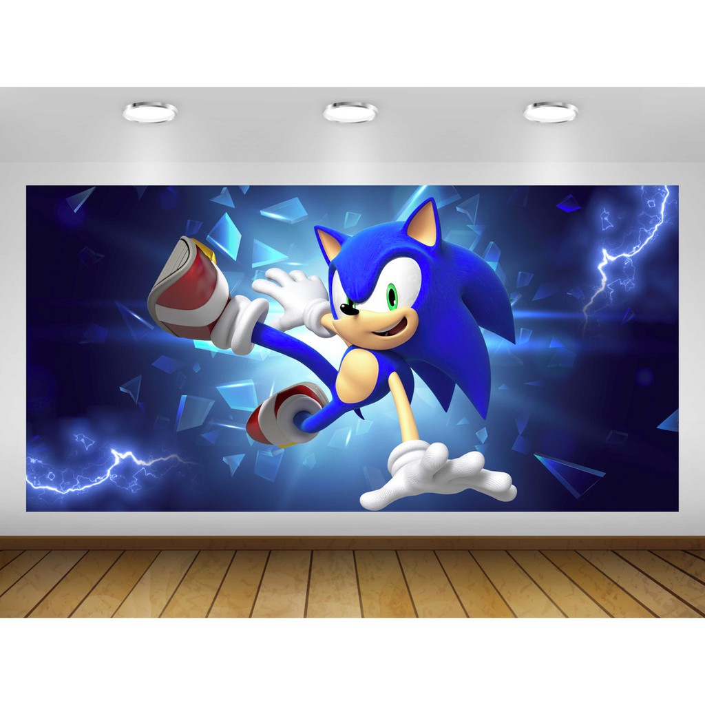 Painel de Festa Sonic #04 - 120x80