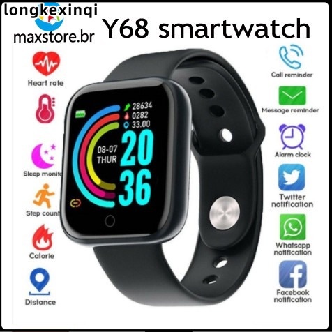 2021 New Smartwatch Y68/ D20 Para Android/ios PK T500 M3 M6 D20 X8 ...
