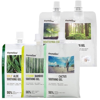[daymellow] Houttuynia Cordata Real/Snow Mushroon Rea/Vitamin Bamboo/Gold Aloe/Diamond Cactus Soothing Gel 300g