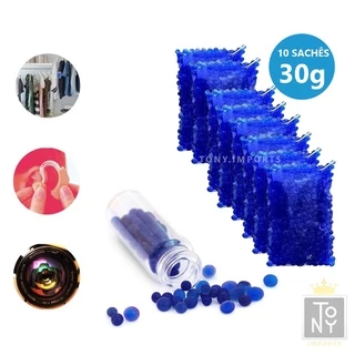 Kit 10 Sachês Silica Gel Desumidificador Aparelho Auditivo
