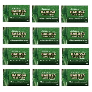 Sabonete de Babosa 12 unidades - ENVIO IMEDIATO