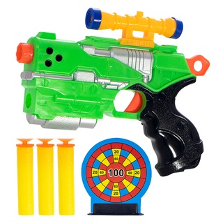 Pistola Arma Elite Lança Dardos Escopeta Estilo Nerf Mira