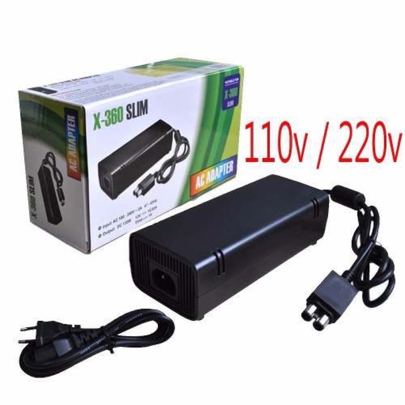 Fonte Xbox Slim 360 Video Game Bivolt 110v 220v 2 Pinos knup