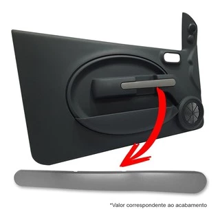 Moldura Puxador Porta Motorista S/ Furo Fiat Fiorino 2014 - 100194342