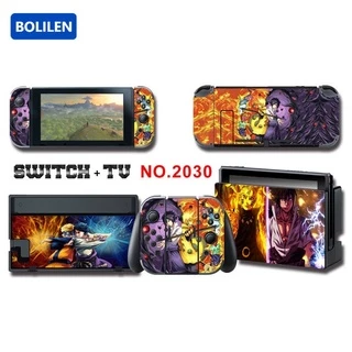 Switch Sticker Wrap Full Set Protetor Faceplate Console Dock Skin Protector Film Cover Compatível com Nintendo Switch