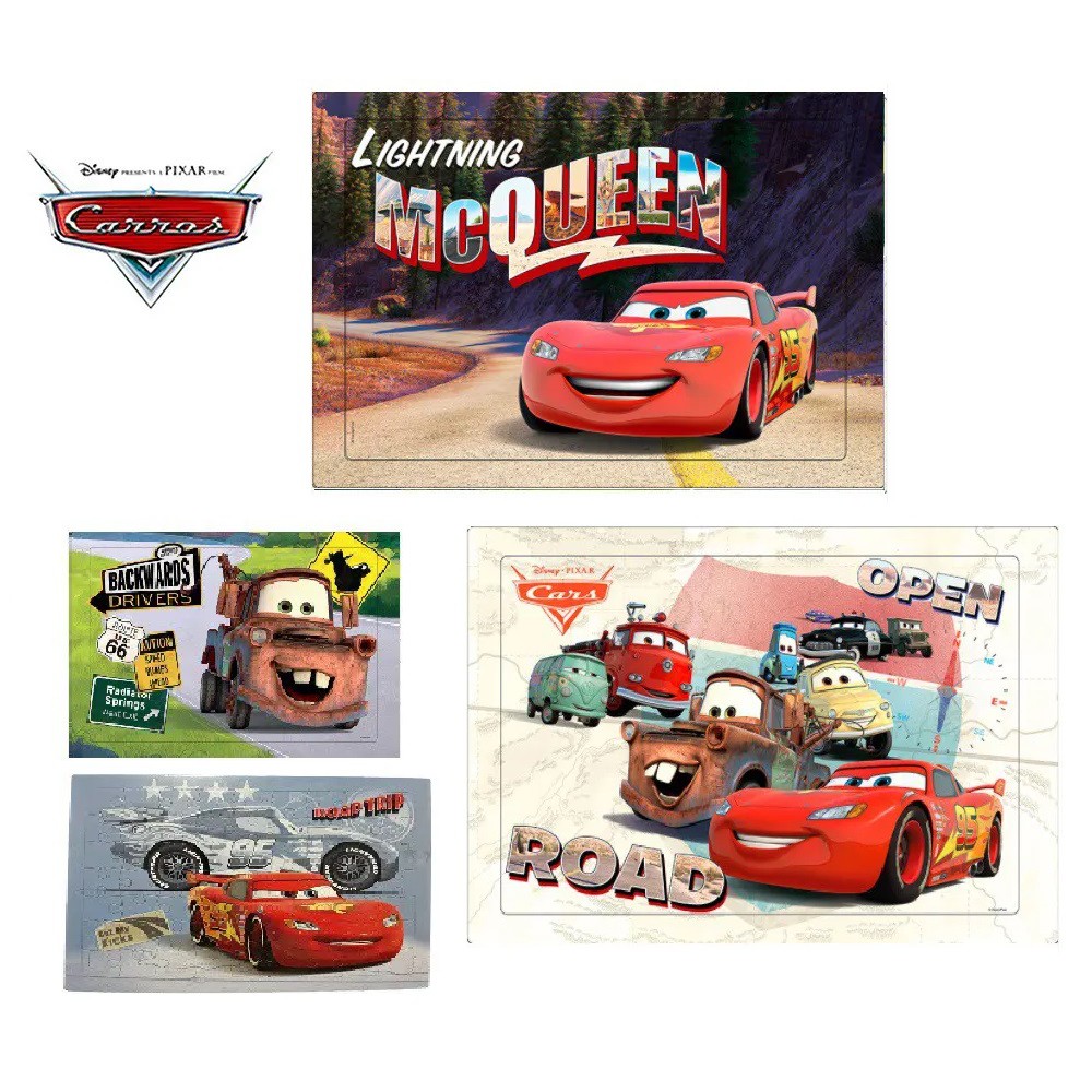 Conjunto (sem McQueen) quebra cabeça Carros Disney - Artigos infantis -  Barreiro, Belo Horizonte 1257942041