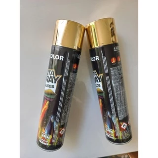 Kit 2 Tintadourado Ou Rose Gold Metalico 400ml Spray