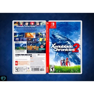 Xenoblade Chronicles Encarte Impresso - Reposição de Capa Frente e Verso - Substituição de Capinha e Case / Caixa
