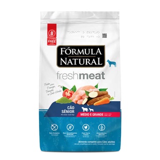 Ração Fórmula Natural Cães Fresh Meat Sênior Raças Médias e Grandes 12kg