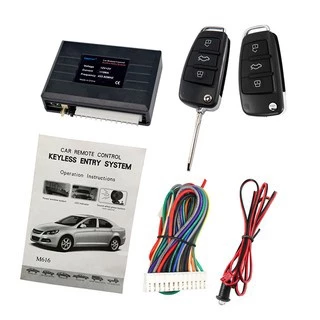 Sistema Universal De Alarme Para Carros Kit Central Automático Remoto APP Sem Chave Com Travamento Do De Entrada De Contraste