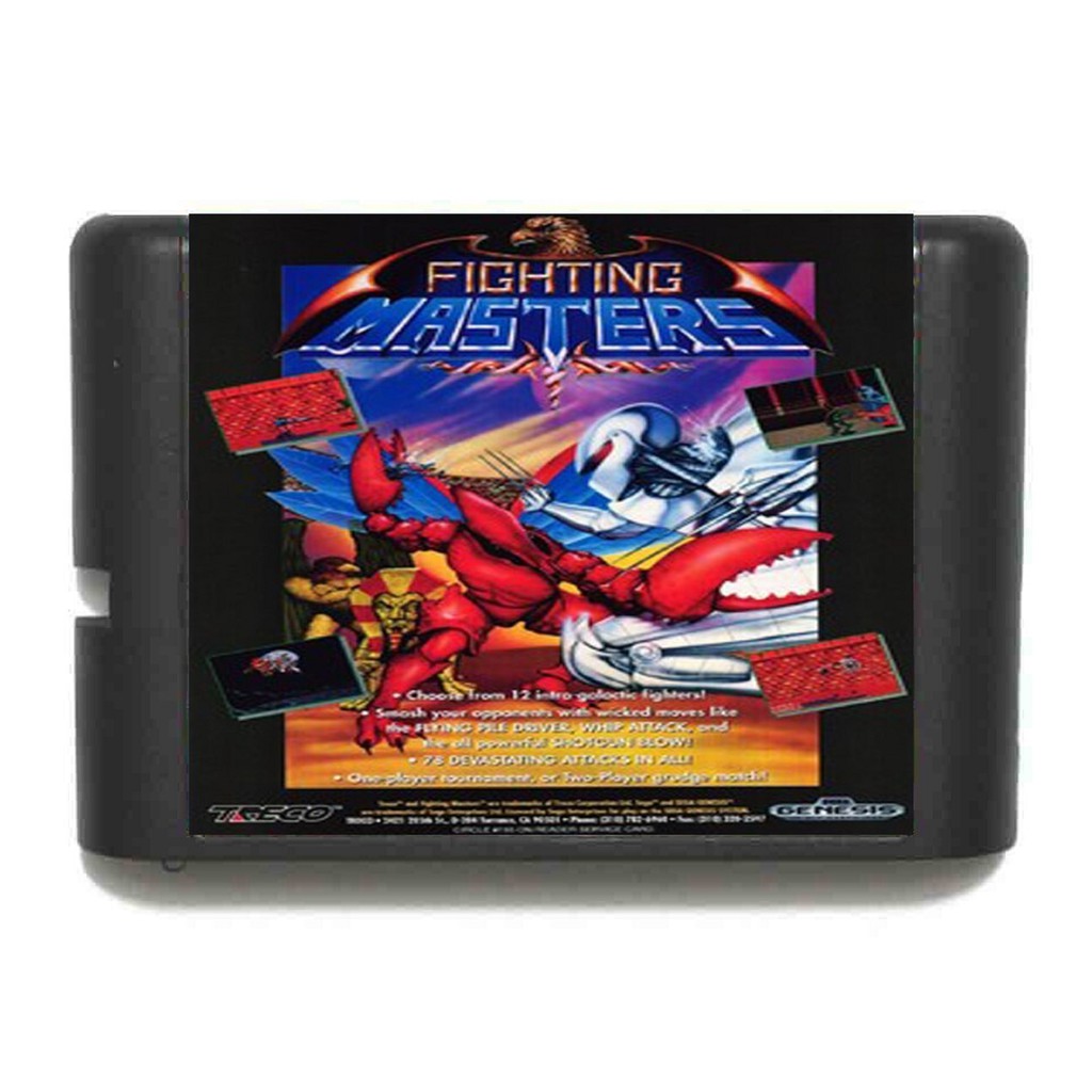 Fighting Masters Sega Complete With Manual CIB
