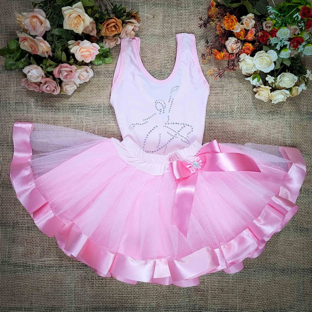 Roupa de bailarina para store festa de 1 ano