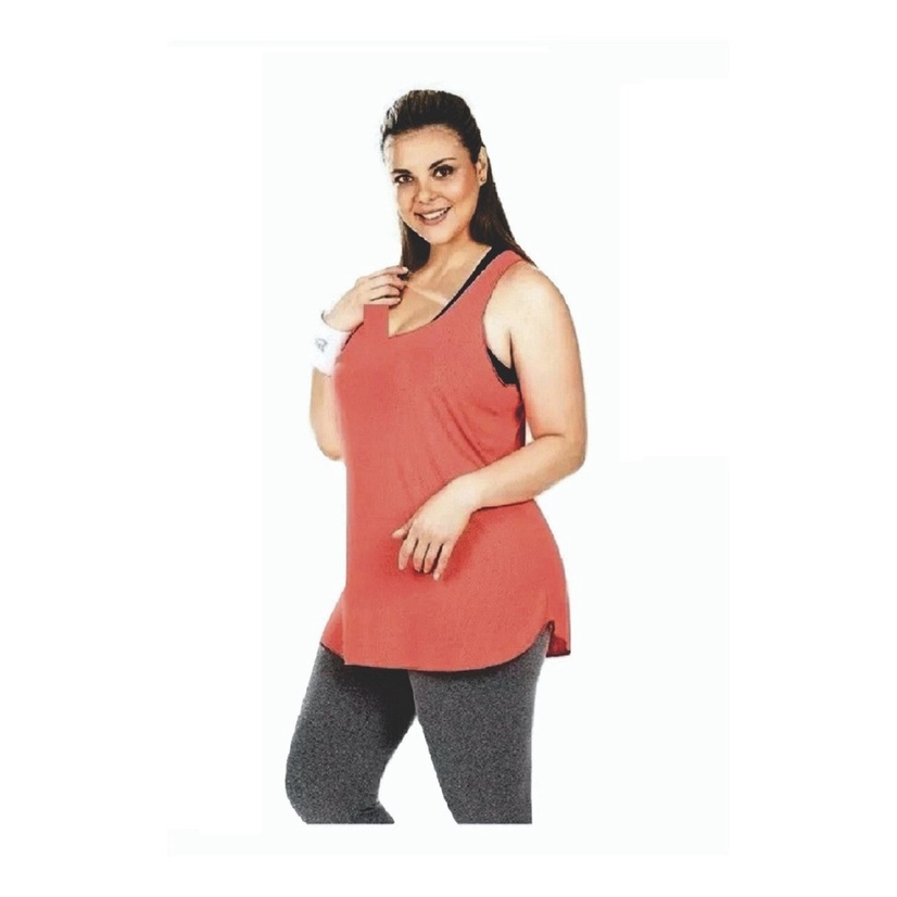 Blusa de academia clearance feminina plus size