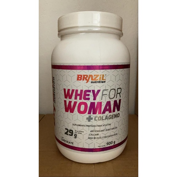 Whey Protein Feminino 900g isolado – Brazil Nutrition