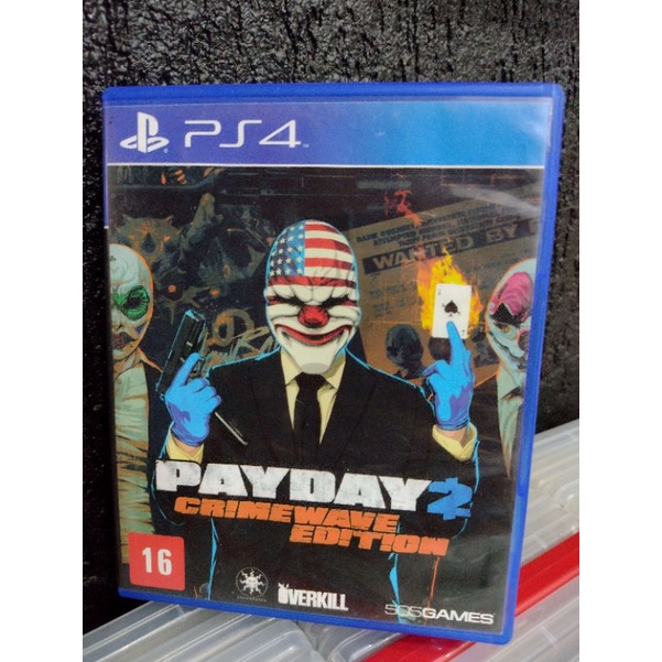 Mídia Física Jogo Pay Day 2 Crimewave Ps4 Original - GAMES & ELETRONICOS