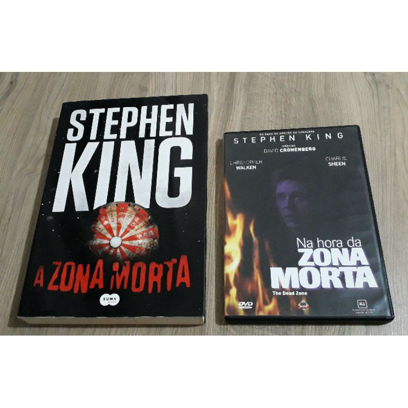 Livro do Stephen king - A zona morta + filme na hora da Zona Morta em  perfeito estado para colecionador