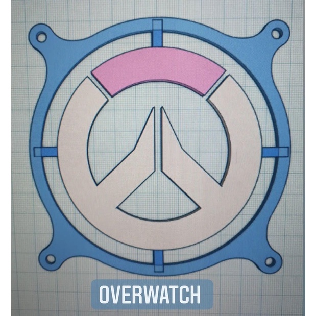 OverWatch - Cover para Fan (120mm)