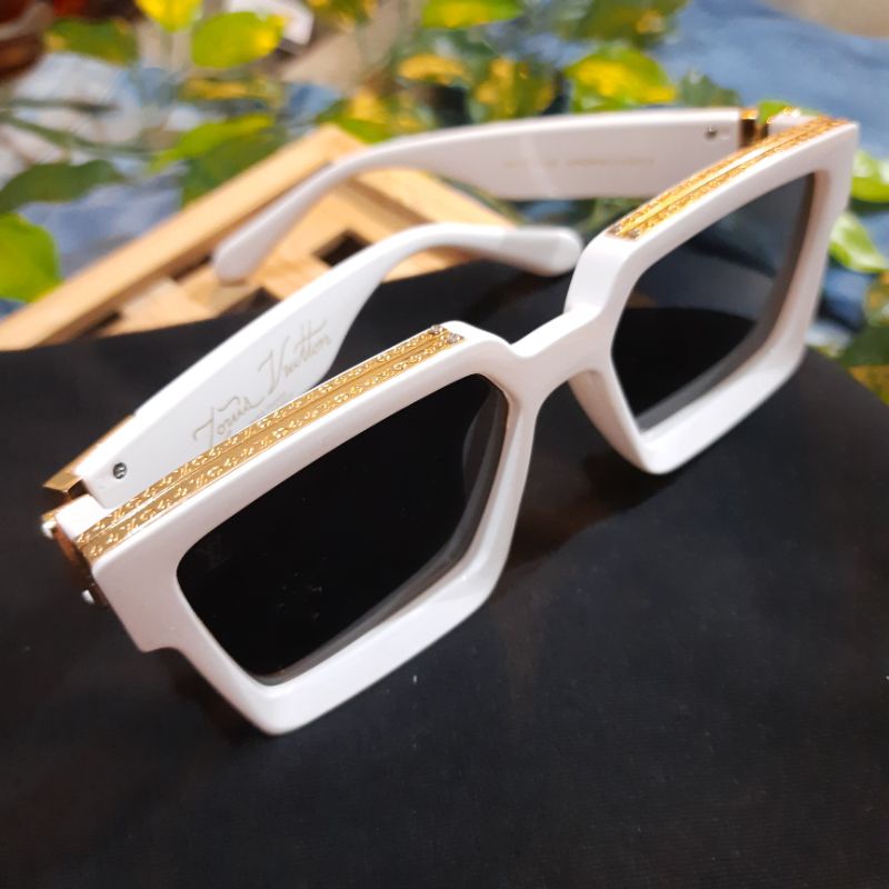 Óculos de sol importado unissex masculino feminino Louis Vuitton Millionaire