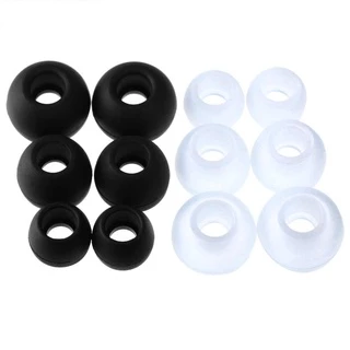 Kit 6 Par Borracha M Preta Ou Transparente