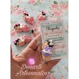 35 lembrancinhas personalizadas em biscuit em Oferta na Shopee