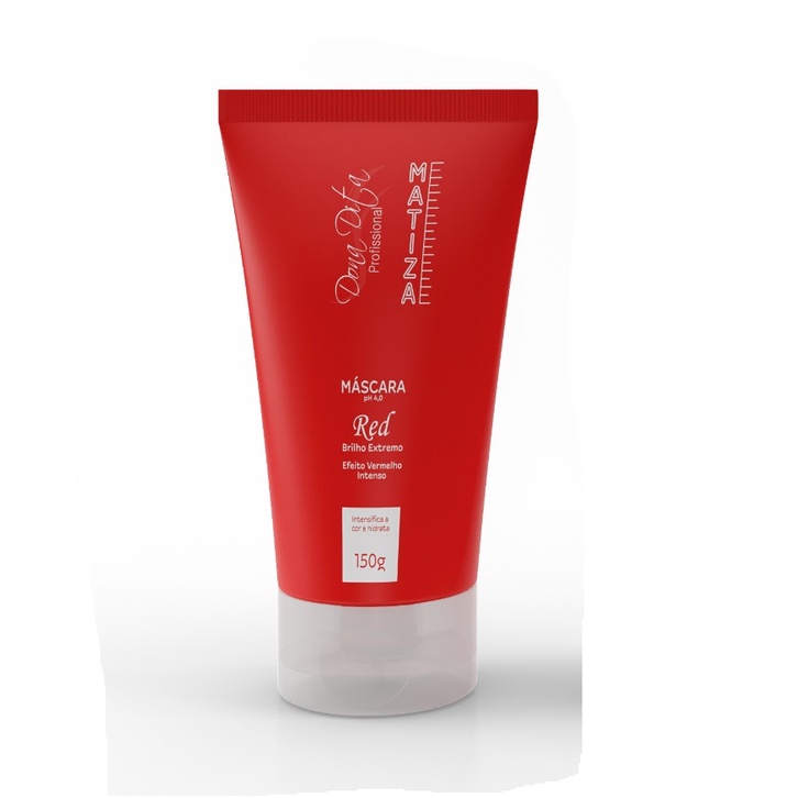 Mascara Matizadora Vermelha Dona Dita Matiz Red 150g | Shopee Brasil