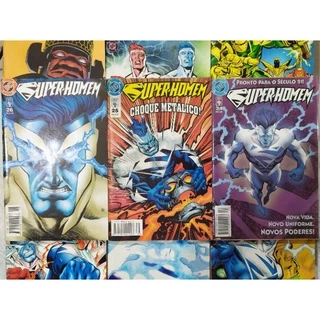 Super-homem - kit 9 gibis formatinho abril