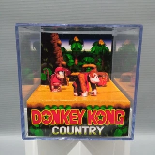 Cubo Diorama Donkey Kong Country