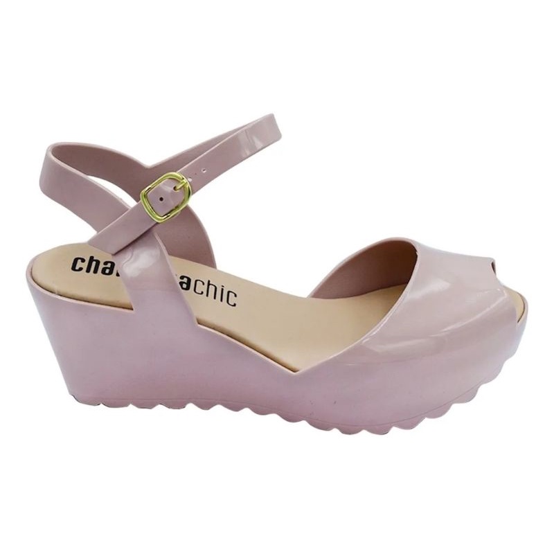 Sandália Anabela Feminino Charmosachic 1907