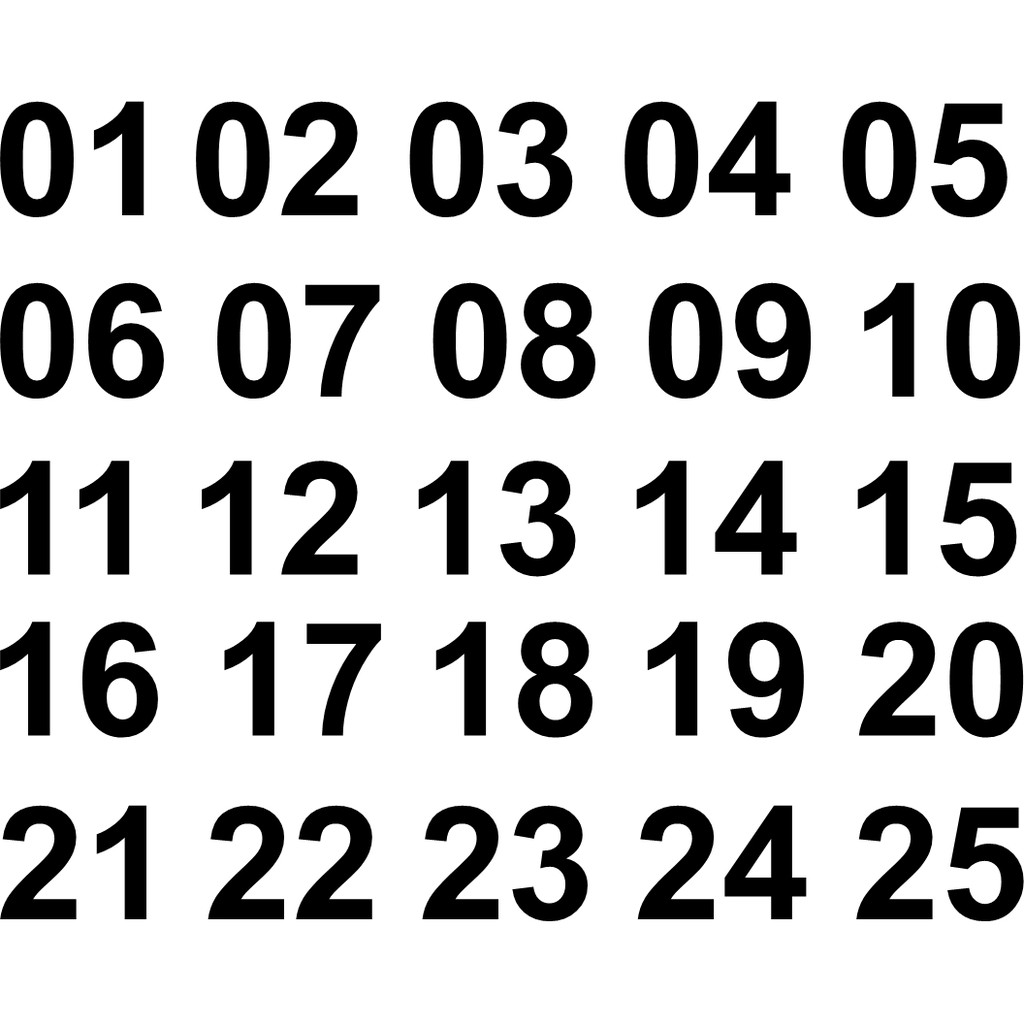 Toyvian 30 Folhas Escritório De Adesivos De Número Etiquetas De Números  Adesivo Numerado Números Adesivos Número Autoadesivo Adesivos De Número