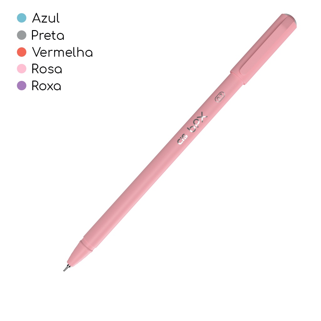 Caneta esferográfica CIS BPX 0.7mm - UNIDADE | Shopee Brasil